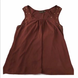 Metaphor- maroon dress top